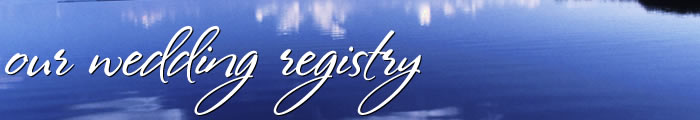 Our Wedding Registry